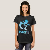 T-shirt Sirène joyeuse - Marcie Nom (Devant entier)