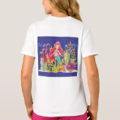 T-shirt Sirène Océanique : cheveux longs (Dos)