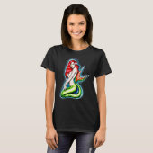 T-shirt Sirène Orchidée (Devant entier)