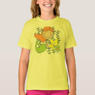 T-shirt Sirène rousse