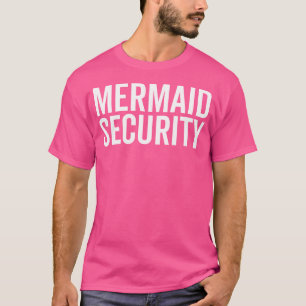 T-shirt Sirène Sécurité Funny Beach Fête de baignade Swimm