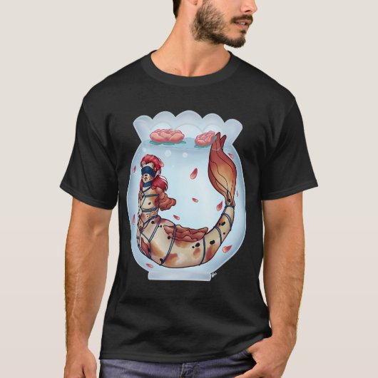 T-shirt sirène shibari 2 (Devant)
