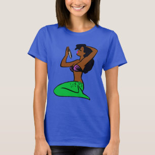 T-shirt sirène vintage africaine