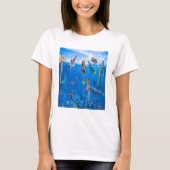 T-shirt Sirènes avec dauphins (Devant)