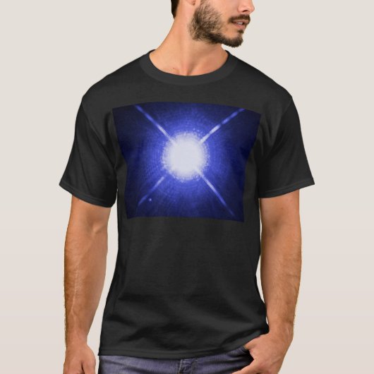 T-shirt Sirius A et B étoiles de nuit brillantes (Devant)