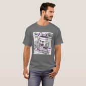 T-shirt Sirop contre la toux à la codéine Lean Double Cup (Devant entier)