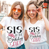 Sis of the Birthday Girl Customisé Squad Correspon