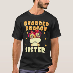 T-shirt Sis Propriétaire De Reptile Pogona Pet Sister