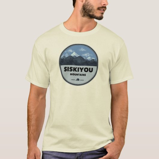 T-shirt Siskiyou Mountains California Camping (Devant)