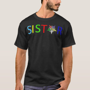 T-shirt Sistar Masonic OES Ordre de l'Etoile Orientale