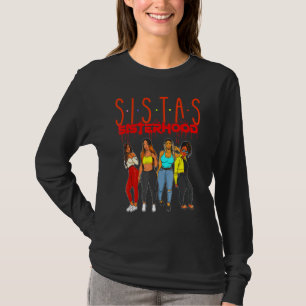 T-shirt Sistas Black Girl Magic Fun Melanin Femmes Brown S