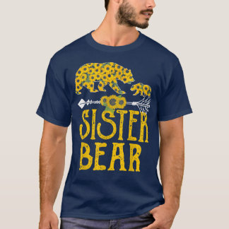 T-shirt Sister Bear Family Sunflower Lover 1840