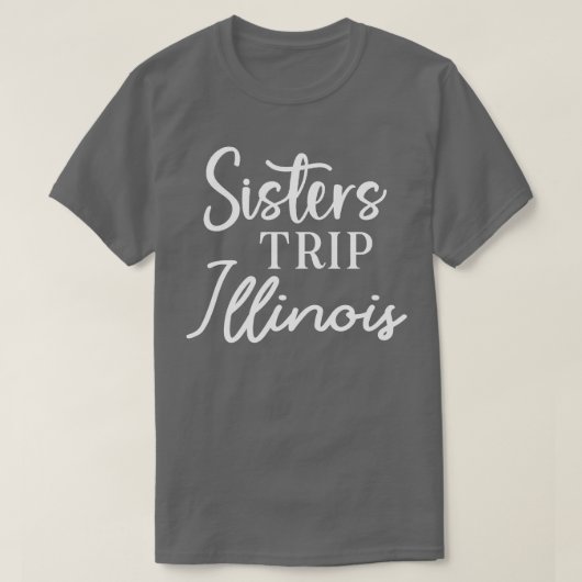 T-shirt Sisters Trip Illinois (Design devant)