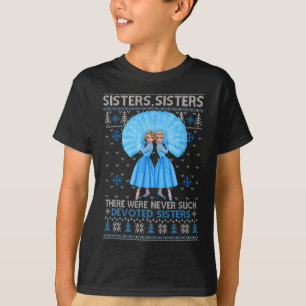 T-shirt Sisters White Xmas Snow Noël Film 1954 Holid