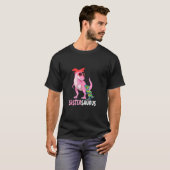 T-shirt Sistersaurus Rex Dinosaure Sœur Saurus Autisme Awa (Devant entier)