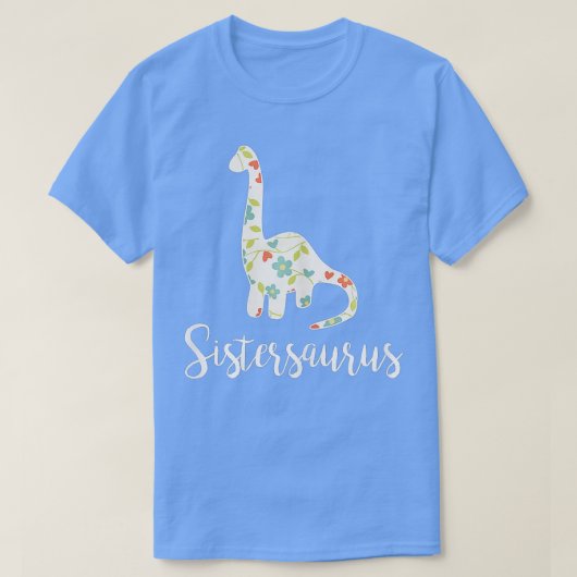 T-shirt Sistersaurus Soeur Saurus Pour Les Petits Et Grand (Design devant)