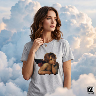 T-shirt Sistine Madonna, Angels detail by Raphael Sanzio