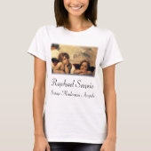 T-shirt Sistine Madonna Angels par Raphael Sanzio (Devant)