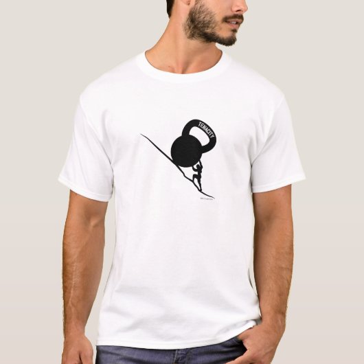 T-shirt Sisyphus KettleBell Ténacité (Devant)