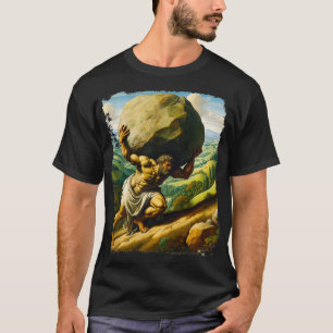 T-shirt Sisyphus Lutte éternelle Renaissance Art Musc