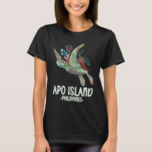 T-shirt Site de plongée Plongeur Philippines Apo Island
