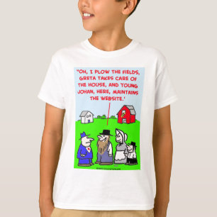 T-shirt site Web amish