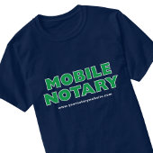 T-shirt Site Web modifiable de la Marine Publique Mobile N