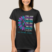 T-shirt Sitive Motivational Suprt Suicide Prevention Aware (Devant)