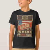 T-shirt Sitka Alaska (Devant)