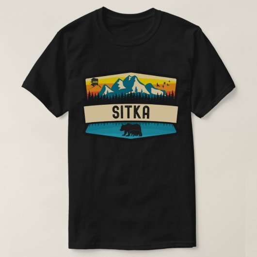 T-shirt Sitka, Alaska (Design devant)