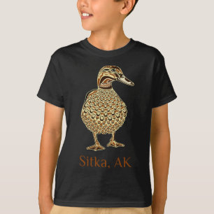 T-shirt Sitka Alaska Mallard Canard Amérindien Amérindien