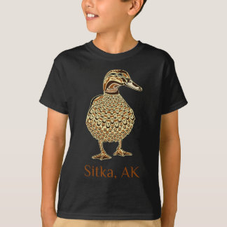T-shirt Sitka Alaska Mallard Canard Amérindien Amérindien