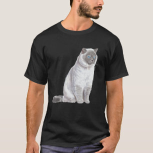 T-shirt Sitting Cat British Shorthair