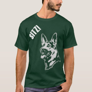 T-shirt Sitz Schutzhund chien de protection en Chien allem