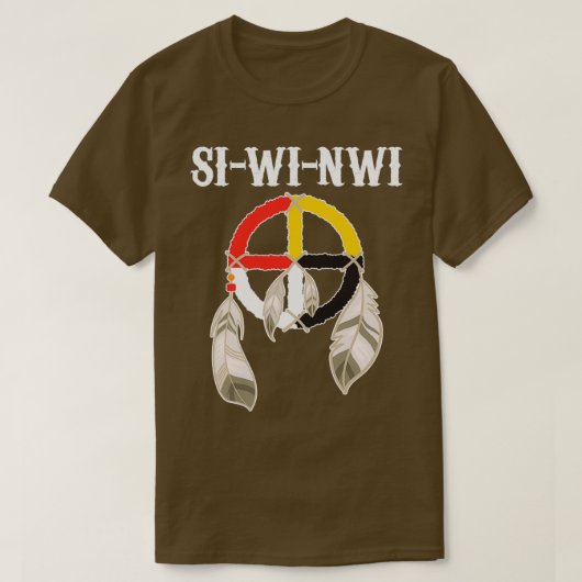 T-shirt SIWINWI Shawnee Tribe Amérindiens Medi (Design devant)