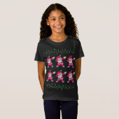 T-Shirt Six Dabbing Santas Noël (Devant entier)