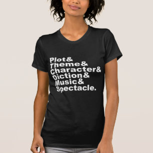 T-shirt Six éléments de la poésie et du drame par Arist