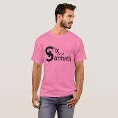 T-shirt six et sabbat (Devant entier)
