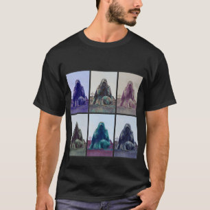 T-shirt Six femmes en larmes noires