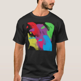 T-shirt six lamas dans six couleurs