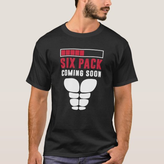 T-shirt Six Pack Bientôt Cadeaux Pour Les Amateurs De Corp (Devant)