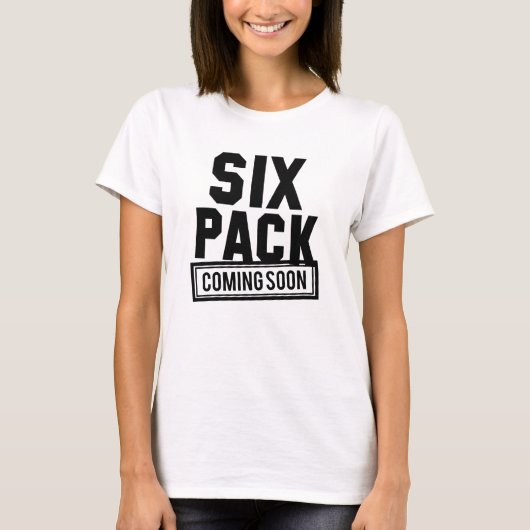T-shirt Six Pack Prochainement (Devant)