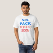 T-shirt Six paquets venant bientôt (Devant entier)