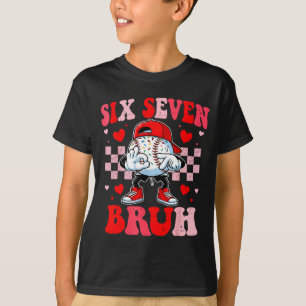 T-shirt Six sept 67 bruh 6 7 mème baseball glace dégoulina