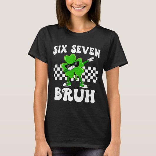 T-shirt Six sept 67 mème cool saint patrick garçons filles (Devant)