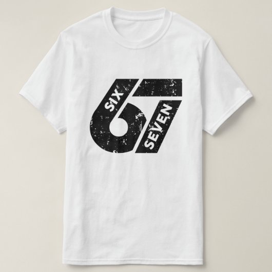 T-shirt Six Sept Mèmes Drôle 67 (Design devant)
