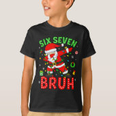 T-shirt Six Seven 67 Gen Z Alpha Meme Bruh Christmas Dabbi (Devant)