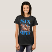 T-shirt Six Seven 67 Mème Drôle Capybara Contrefaçon Graph (Devant entier)