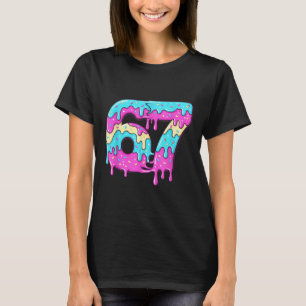 T-shirt Six Seven 67 Mème Goutte à Goutte Numéro 67 Glace
