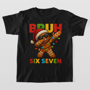 T-shirt SIX SEVEN 67 Noël Bruh Gingembre drôle qui fait